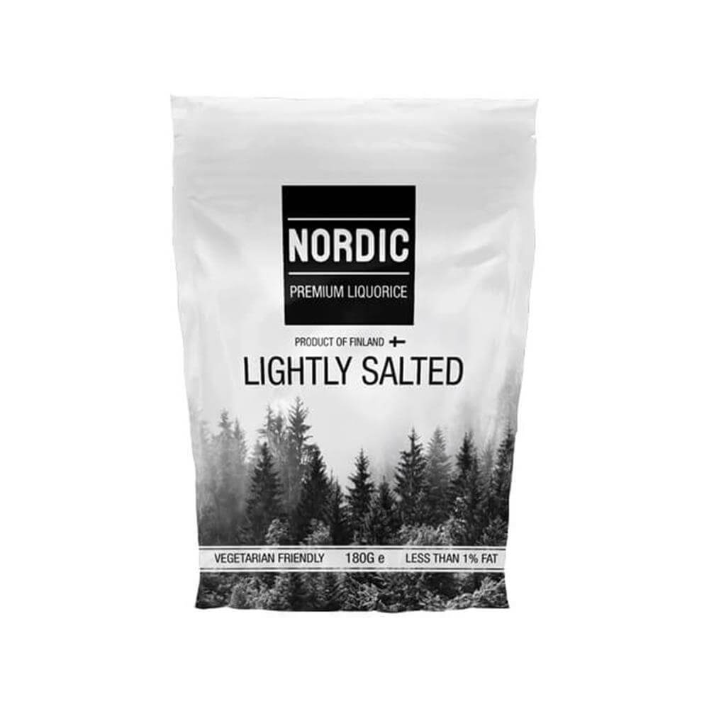 Nordic Premium Liquorice Lightly Salted 180g